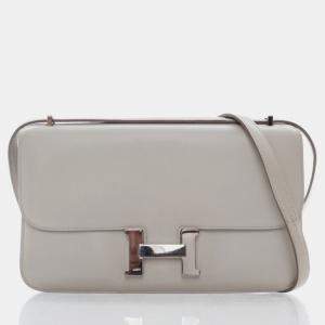 Hermes Elan Gris Perle Swift Constance Bag