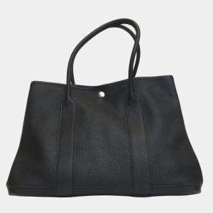 Hermes Black Negonda Garden Party 36 Handbag