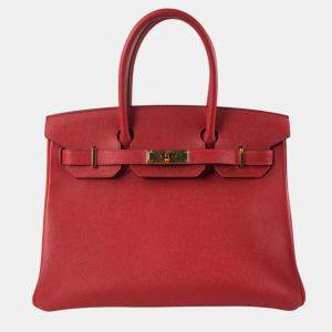 Hermes Rouge Casaque Epsom Birkin 30 Handbag