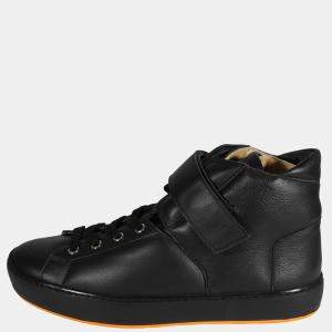 Hermes Black Jackson Veau Satin Sport Sneaker EU 39