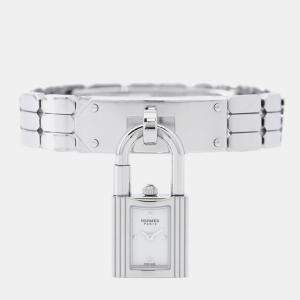 Hermes Kelly KE4.110 Quartz White Stainless Steel Women's Wristwatch 16 mm