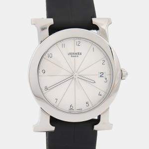 Pre Owned Hermes Ronde HR1.510 Quartz Stainless Steel Women's Wristwatch 31 mm