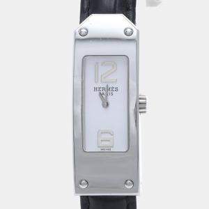 Pre Owned Hermes Kelly KT1.210 Quartz Stainless Steel Women's Wristwatch 16 mm