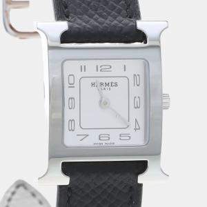 مملوكة مسبقًا Hermes Heure H  HH1.210 Quartz Stainless Steel Women's Wristwatch 21.5 mm