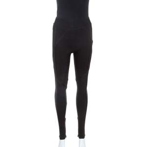 Herve Leger Black Stretch Dae Leggings S
