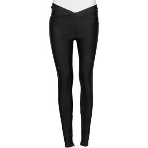 Herve Leger Black Knit Bodycon Leggings M