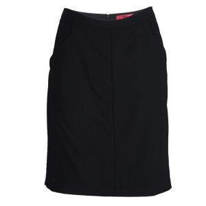 Hugo By Hugo Boss Black Wool Rossla Skirt M