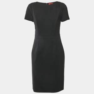Hugo Boss Navy Blue Wool Short Dress M