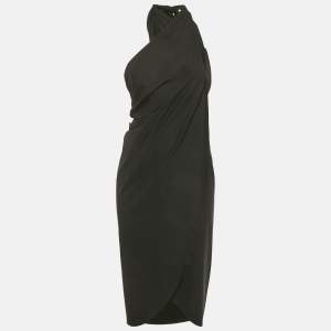 Pre Owned Hunza G Black Nylon Long Sarong ONE SIZE