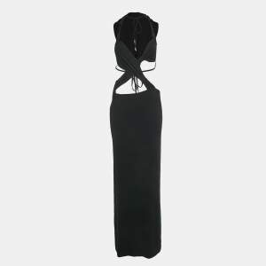 مملوكة مسبقًا I.Am.Gia Black Jersey Cut-Out Vivienne Dress S