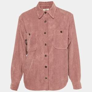 Isabel Marant Étoile Pink Corduroy Oversized Dexo Shirt S