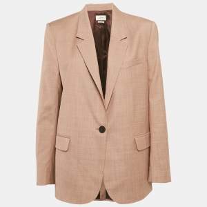 Isabel Marant Etoile Pink Wool Single Breasted Blazer M