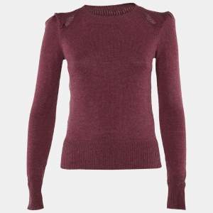 Isabel Marant Etoile Mauve Cotton Knit Sweater S
