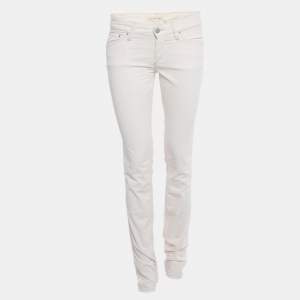 Pre Owned Isabel Marant Etoile Pink Corduroy Skinny Fit Jeans M