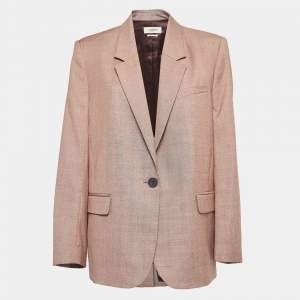 Isabel Marant Etoile Light Brown Wool Single Breasted Blazer M