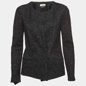 Isabel Marant Etoile Grey Wool Tweed Cardigan XS