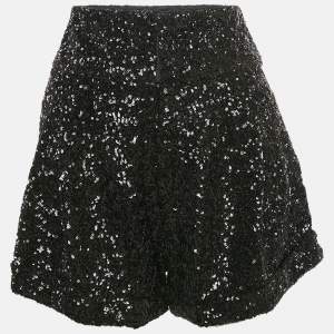 Isabel Marant Black Sequin Shorts M