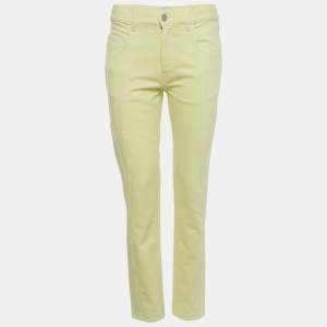 Pre Owned Isabel Marant Yellow Denim Skinny Vikira Jeans M Waist 29"