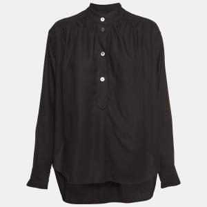 Isabel Marant Black Lyocell Berangere Blouse S