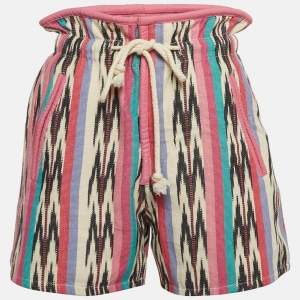 Isabel Marant Pink Inima Ikat Jacquard Shorts M