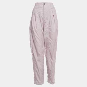 Isabel Marant Light Purple Cotton Pleated Trousers M