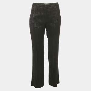 Isabel Marant Black Lurex Trousers M