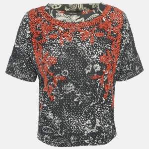 Isabel Marant Black Embroidered Eyelet Cotton Top S