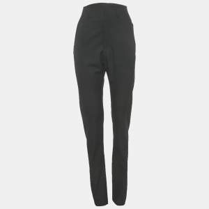 Pre Owned Isabel Marant Black Wool High Waist Tailored Trouser S