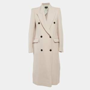 Pre Owned Isabel Marant Lavender Felt Enarryli Coat S