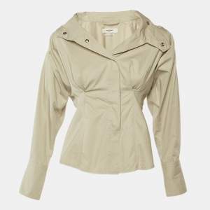 Pre Owned Isabel Marant Etoile Beige Cotton Button Jacket S
