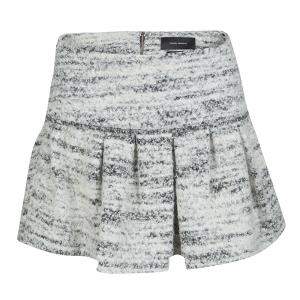 Isabel Marant Monochrome Itamy Boucle Mini Skirt M