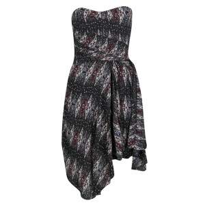 Isabel Marant Etoile Anouk Strapless Printed Silk Dress XS