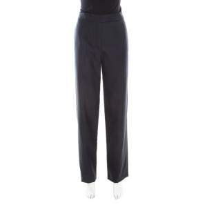 Isabel Marant Navy Blue Wool Tailored Trousers M