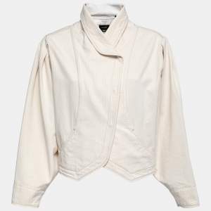 Isabel Marant Cream Denim Pauline Jacket S