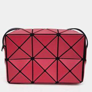 Pre Owned Issey Miyake Red PVC Bao Bao Crossbody Bag