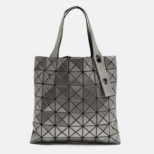 Pre Owned Issey Miyake Bao Bao Grey PVC Tote