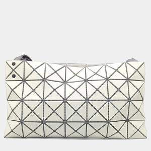 Pre Owned Issey Miyake Beige, Grey Nylon Bao Bao Crossbody Bag