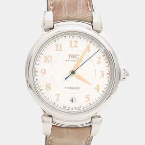 Pre Owned IWC Da Vinci IW458307 Automatic Stainless Steel Men's Wristwatch 36 mm