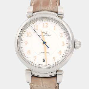 مملوكة مسبقًا IWC Da Vinci IW458307 Automatic Stainless Steel Men's Wristwatch 36 mm