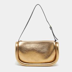 Pre Owned J.W.Anderson Gold Leather Bumper Baguette Bag