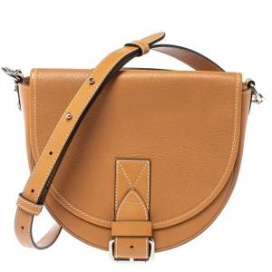 J.W.Anderson Caramel Brown Leather Bike Shoulder Bag