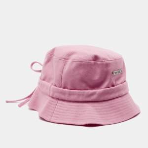Jacquemus Pink Le bob Gadjo Canvas Bucket Hat