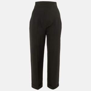 Pre Owned Jacquemus Black Wool Blend Le Souk Trousers S