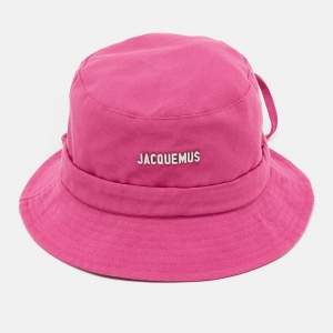 Pre Owned Jacquemus Fuchsia Le bob Gadjo Canvas Bucket Hat 