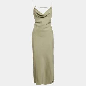 Jacquemus Green Viscose Sleeveless Lánnee 97 Maxi Dress L