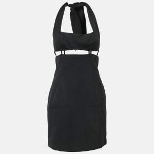 Jacquemus Black Wool La robe Limao Mini Dress M