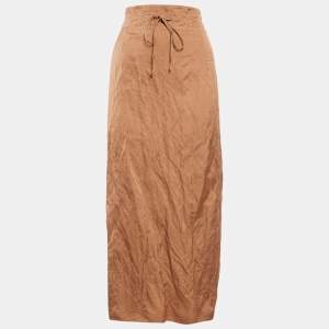 Jacquemus Brown Cotton Blend La Montagne Midi Skirt M 
