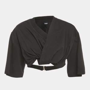 Pre Owned Jacquemus Black Lo Bahia Court Cotton T-Shirt M