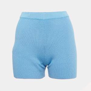 مملوكة مسبقًا Jacquemus Blue Knit Shorts M
