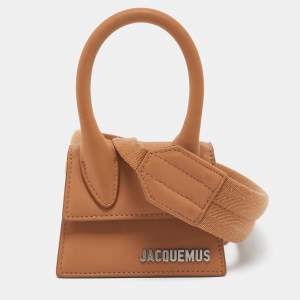 Jacquemus Brown Leather Le Chiquito Mini Bag